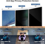 Micro louver privacy technology showing a blacked out screen view from a thirty degree side angle
