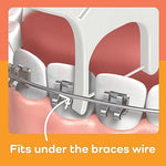 Demonstration of the QuickFix Grip on Plackers orthodontic flossers.