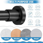 Zyrw shower rod installed in a modern bathroom