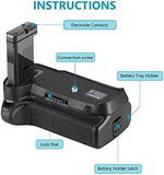 Neewer digital camera battery holder top connector plate and camera mounting screw
