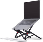 Roost V3 ultra portable laptop riser collapsed flat in its compact travel profile