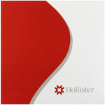 Hollister cut-to-fit skin barrier with yellow 102mm floating flange and tape border