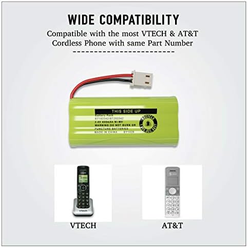 Packaging view of genuine Cerepros USA imported cordless phone battery replacements