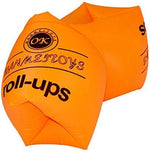 Close up of durable PVC material on arm floaties