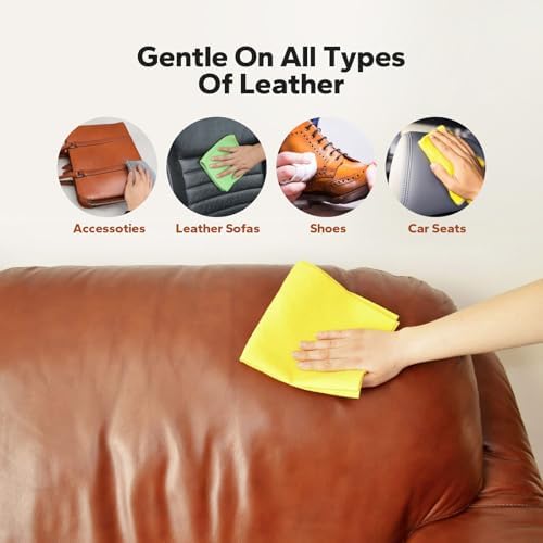 Choppie Leather Cleaner and Conditioner (8.45 Fl Oz), Leather Repair for Furniture & Car Interior, Leather Seat Couch Cleaner, Premium Leather Care and Protection - Image 4
