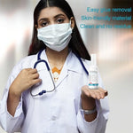 Clear application of medical spray dissolving surgical tape glue.