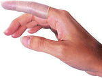 Flents protective finger cots laid out to showcase the durable latex material.