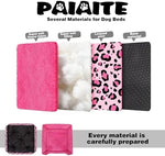 Rectangle Washable Dog Bed for Large, Medium & Small Dogs - Soft Calming Puppy Beds, Durable Warm Pet Sofa with Non-Slip Bottom for Indoor Use.Pink S Size (18.9"x18.9"x6.3") - Image 7