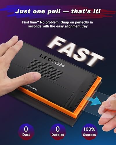 Lenovo Legion Go Gen 2 with installed Omoton tempered glass screen protector