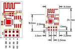 ESP8266 ESP-01 module packaged as a set of three