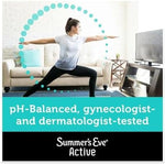 Alcohol-free and paraben-free feminine cleansing cloths for sensitive skin protection.