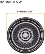 Close up of Uxcell 40mm magnetic speaker internal magnet design