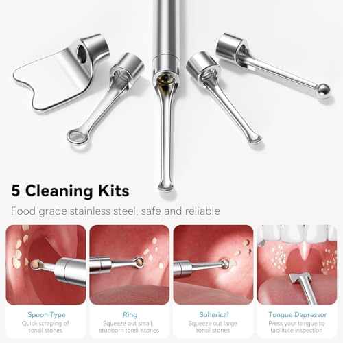 Professional tonsil stone removal kit components and accessories