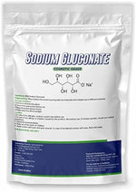 Pure sodium gluconate stabilizing powder for natural skincare formulation recipes.