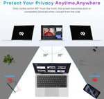 OMOTON 15-inch matte anti-glare display protector reducing overhead light reflections.