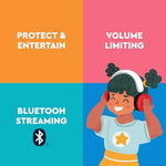 Lucid Audio HearMuffs kids hearing protection in lifestyle setting