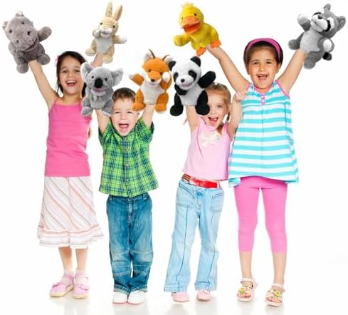 Educational storytelling with Okegztoa duck hand puppet