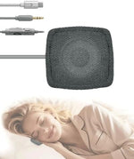 Close up of the inline volume control slider on the wire of the Avantree Slumber Mini bedtime headphones.