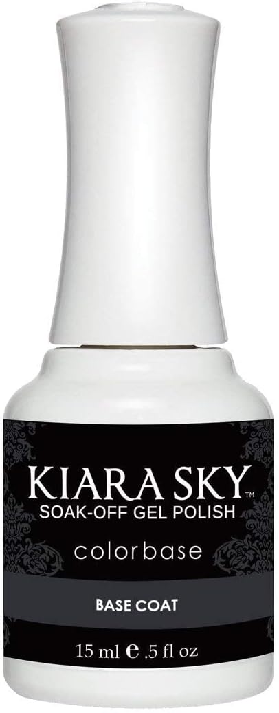 Kiara Sky gel polish base coat front view bottle