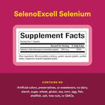Authentic SelenoExcell selenium 90 capsules dietary supplement bottle for thyroid health