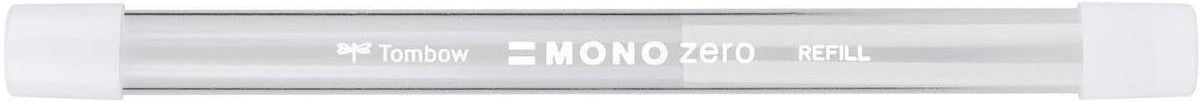 Tombow ER-KUR Mono Zero round eraser refill front view packaging