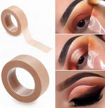 Eight rolls of beige micropore paper medical tape for facial contouring