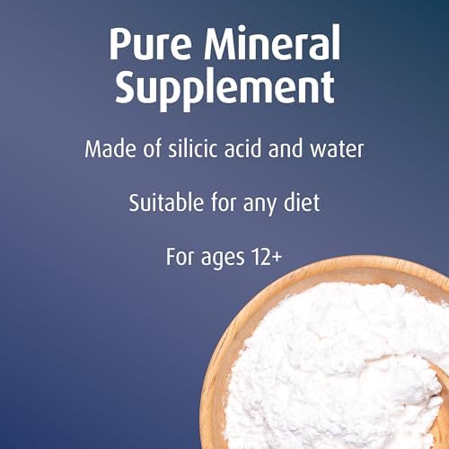 Close up of Hubner Original Silicea supplement facts label