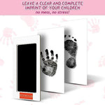Outus 14 Piece Paw Print Kit showcasing the light green and light blue interchangeable inkless mats.