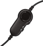 Side profile of Logitech H151 stereo headset