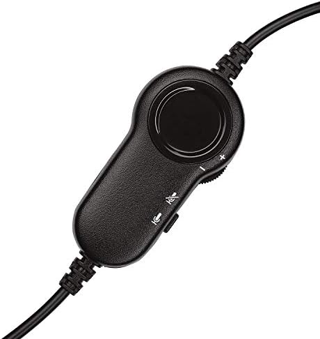 Side profile of Logitech H151 stereo headset