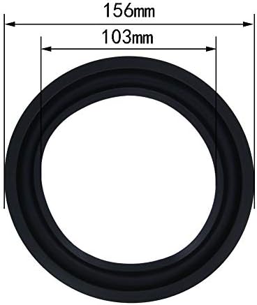 Close up of flexible rubber material for speaker refoaming