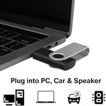 Enfain chip-on-board UDP pen drive showing the 360-degree rotating aluminum protective cap open
