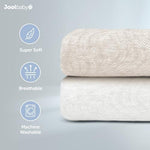 Jool Baby Soft Changing Pad Covers showing the slip resistant bottom fabric.