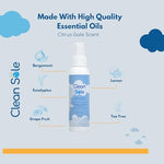Clean Sole Citrus Gate scent shoe spray ingredients label showing Tea Tree oil.