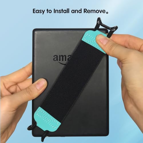 Gowjaw eReader handle grip showing ergonomic hand positioning