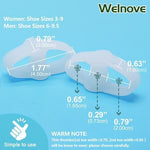 Welnove toe separators with double loop design for secure foot alignment.