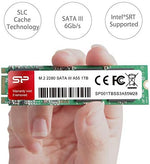 Authentic Silicon Power internal upgrade drive angled view highlighting the 3D NAND flash components.