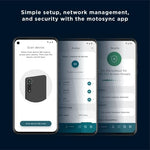 Premium dual band internet gateway device packaged with power adapter and network setup instructions.
