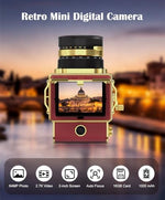 EJXHKNF retro point and shoot camera with pop up waist level screen