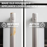 Using rust remover on a professional commercial stainless steel grill