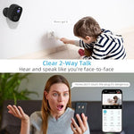 Rraycom indoor and outdoor wireless home safety system multi camera bundle package.