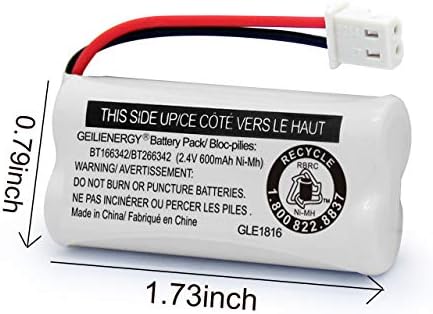 Close up of the two pin plug connector on the replacement battery pack cell