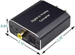 Hdiwousp digital audio adapter kit including the black power brick and optical cable setup
