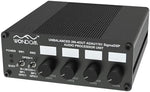 Wondom 2-in 4-out digital crossover audio processor board showcasing input and output connectivity ports.