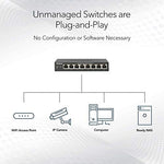 Netgear 16 port gigabit splitter rear view illustrating power input slot and mounting mechanisms.