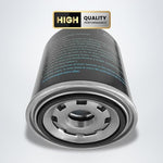 Spin on heavy duty air dryer filter with premium sealing ring