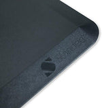 Close-up view of the durable black polyurethane foam surface and texture