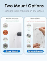 Under desk laptop storage using Haohaio clear acrylic bracket