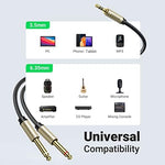 Ugreen 3.5mm to 1/4 inch adapter cable for studio use