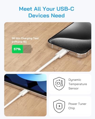 Full set contents including three charging plugs and three long premium data cables
